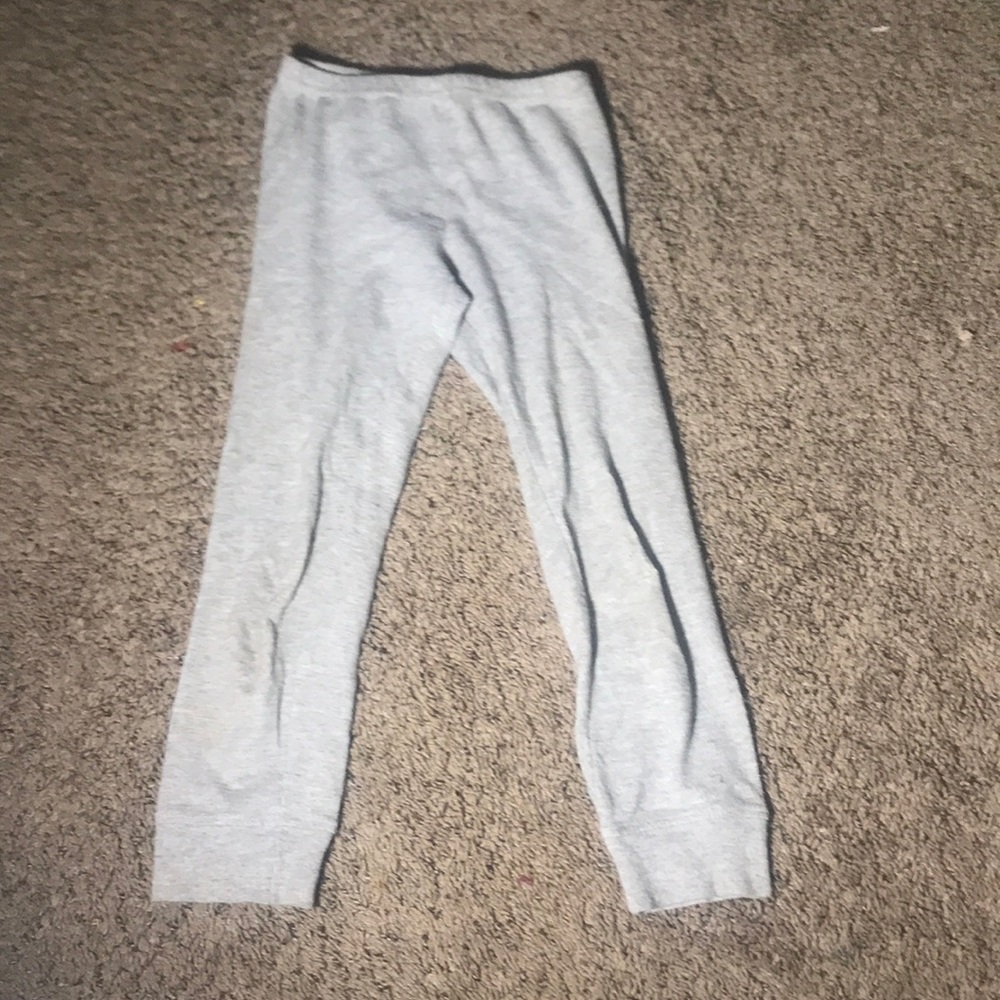 Gray sweat pants
